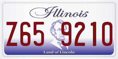 IL license plate Z659210