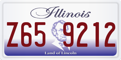 IL license plate Z659212
