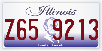 IL license plate Z659213