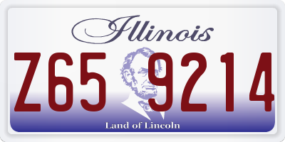IL license plate Z659214