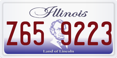IL license plate Z659223