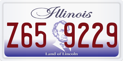 IL license plate Z659229