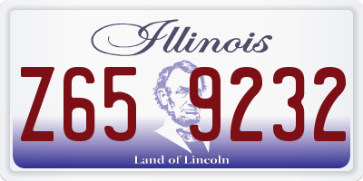 IL license plate Z659232