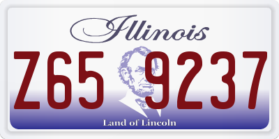 IL license plate Z659237
