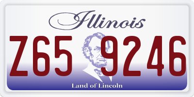 IL license plate Z659246