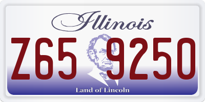 IL license plate Z659250