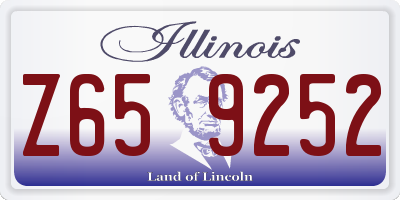 IL license plate Z659252