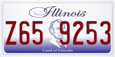 IL license plate Z659253