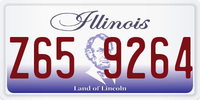 IL license plate Z659264