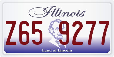 IL license plate Z659277