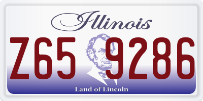IL license plate Z659286