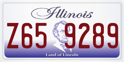 IL license plate Z659289