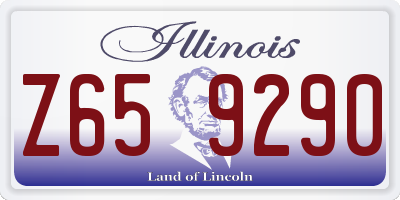 IL license plate Z659290
