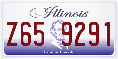 IL license plate Z659291