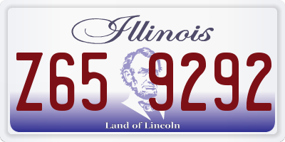 IL license plate Z659292