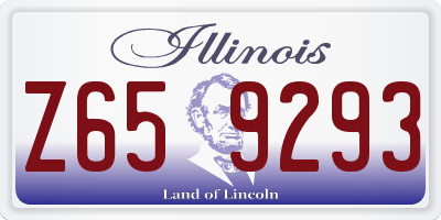 IL license plate Z659293