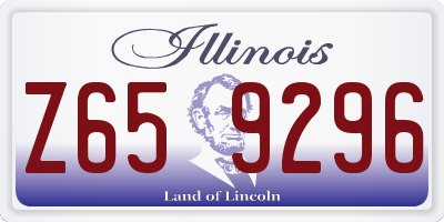 IL license plate Z659296