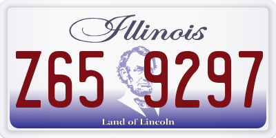 IL license plate Z659297