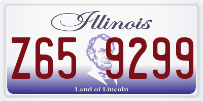 IL license plate Z659299