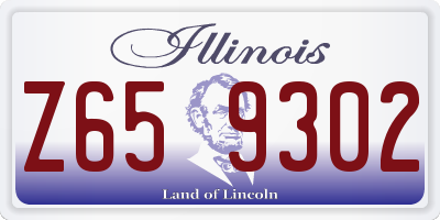 IL license plate Z659302