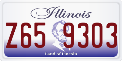 IL license plate Z659303