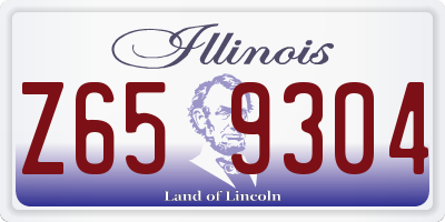 IL license plate Z659304