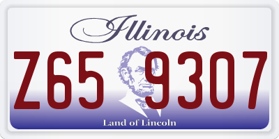 IL license plate Z659307