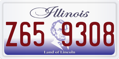 IL license plate Z659308