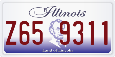 IL license plate Z659311