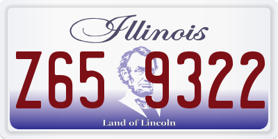 IL license plate Z659322
