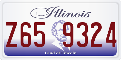 IL license plate Z659324
