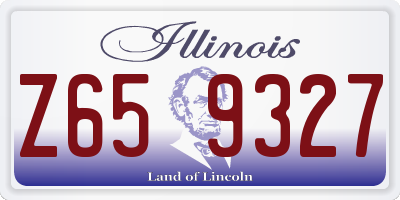 IL license plate Z659327