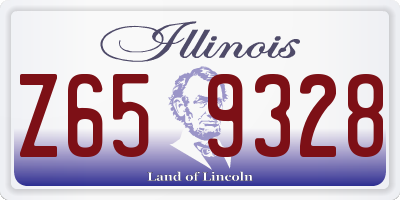 IL license plate Z659328