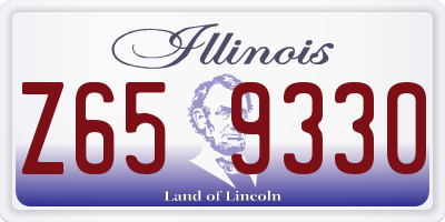 IL license plate Z659330