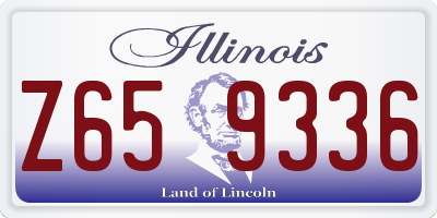 IL license plate Z659336