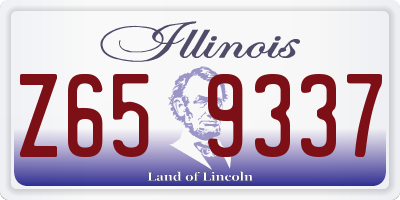 IL license plate Z659337