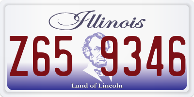 IL license plate Z659346