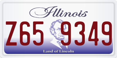IL license plate Z659349