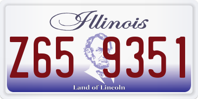 IL license plate Z659351