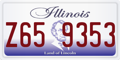 IL license plate Z659353
