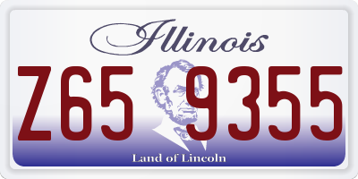 IL license plate Z659355