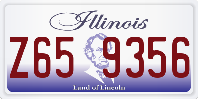 IL license plate Z659356