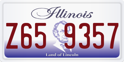 IL license plate Z659357