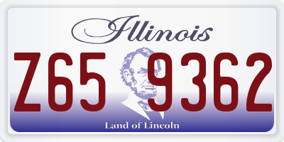 IL license plate Z659362