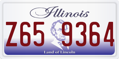 IL license plate Z659364