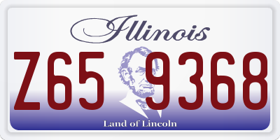 IL license plate Z659368