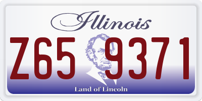 IL license plate Z659371