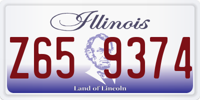 IL license plate Z659374