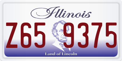 IL license plate Z659375