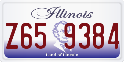 IL license plate Z659384